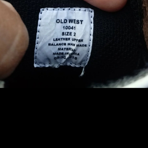 OLD WEST BABY COWGIRL BOOTS - Picture 11 of 11